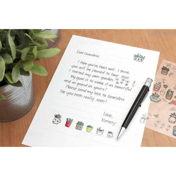 Cute Garden Paper Sticker Diy Decorative Sticker For Album Scrapbook Diary Day Planner & Organizer 1 Sheet